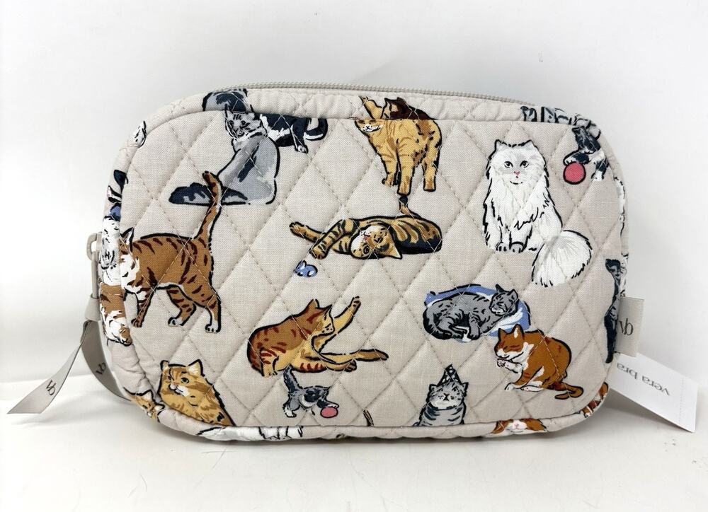 Vera Bradley A Cat’s Life Large Cube Belt Bag Fanny Pack Xbody EXACT